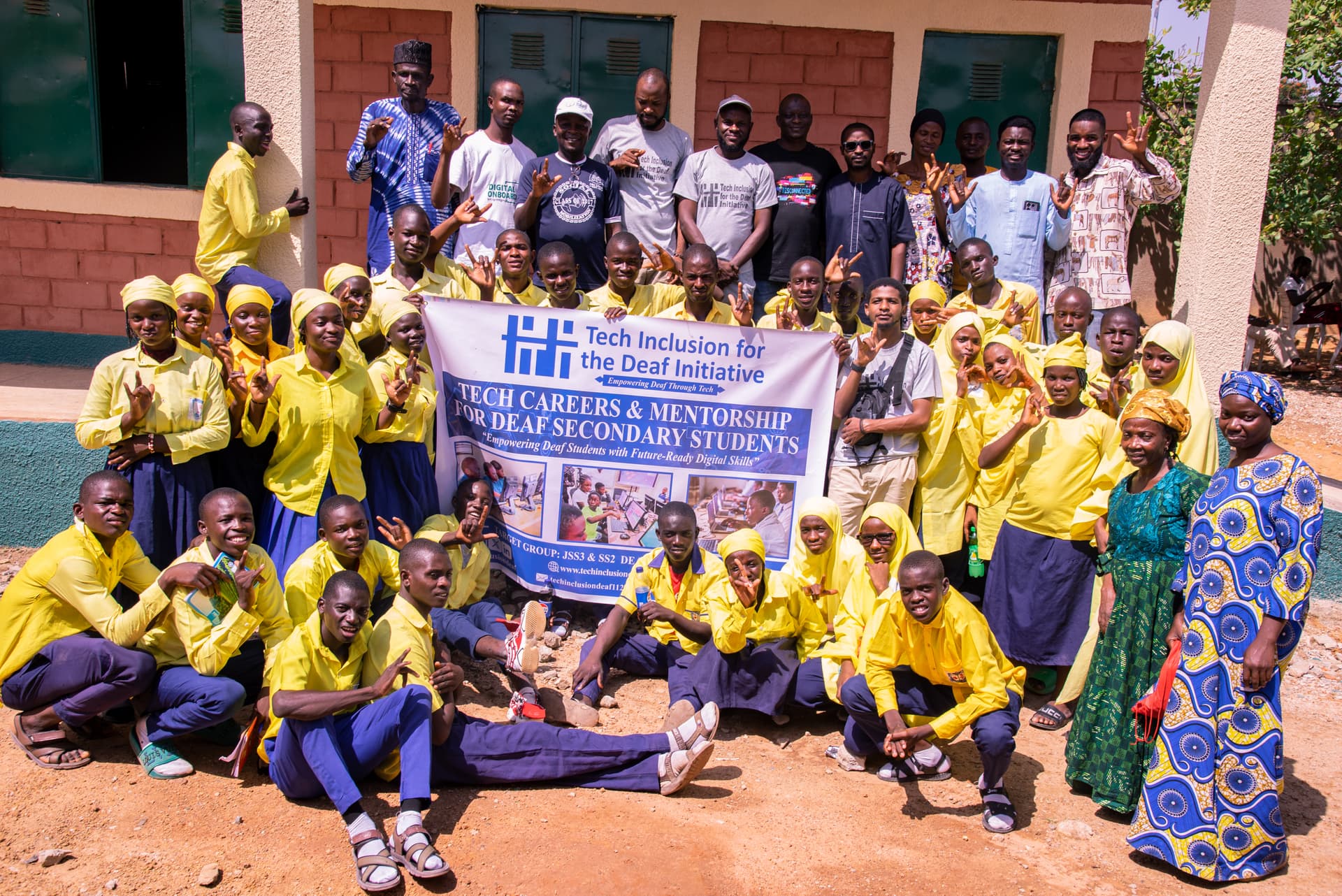 Group photo of trainees