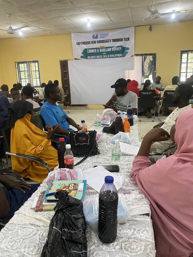 Participants at a TIDI inclusive digital skills development session in Minna